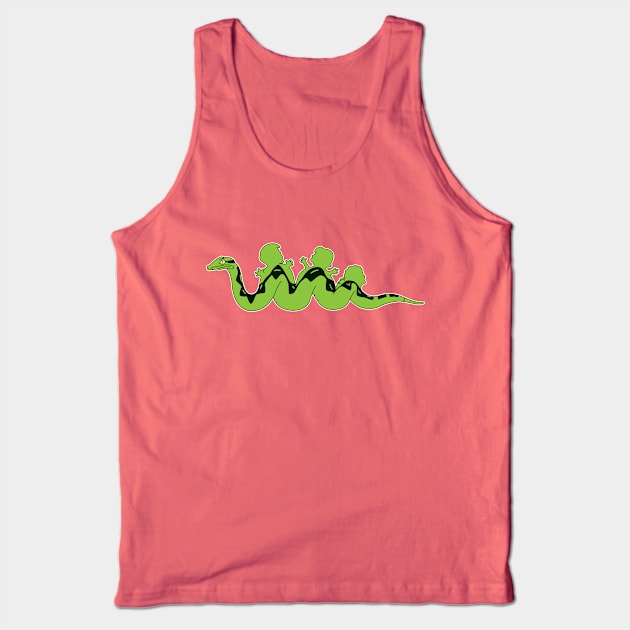 Lumpy the School Snake Tank Top by deancoledesign